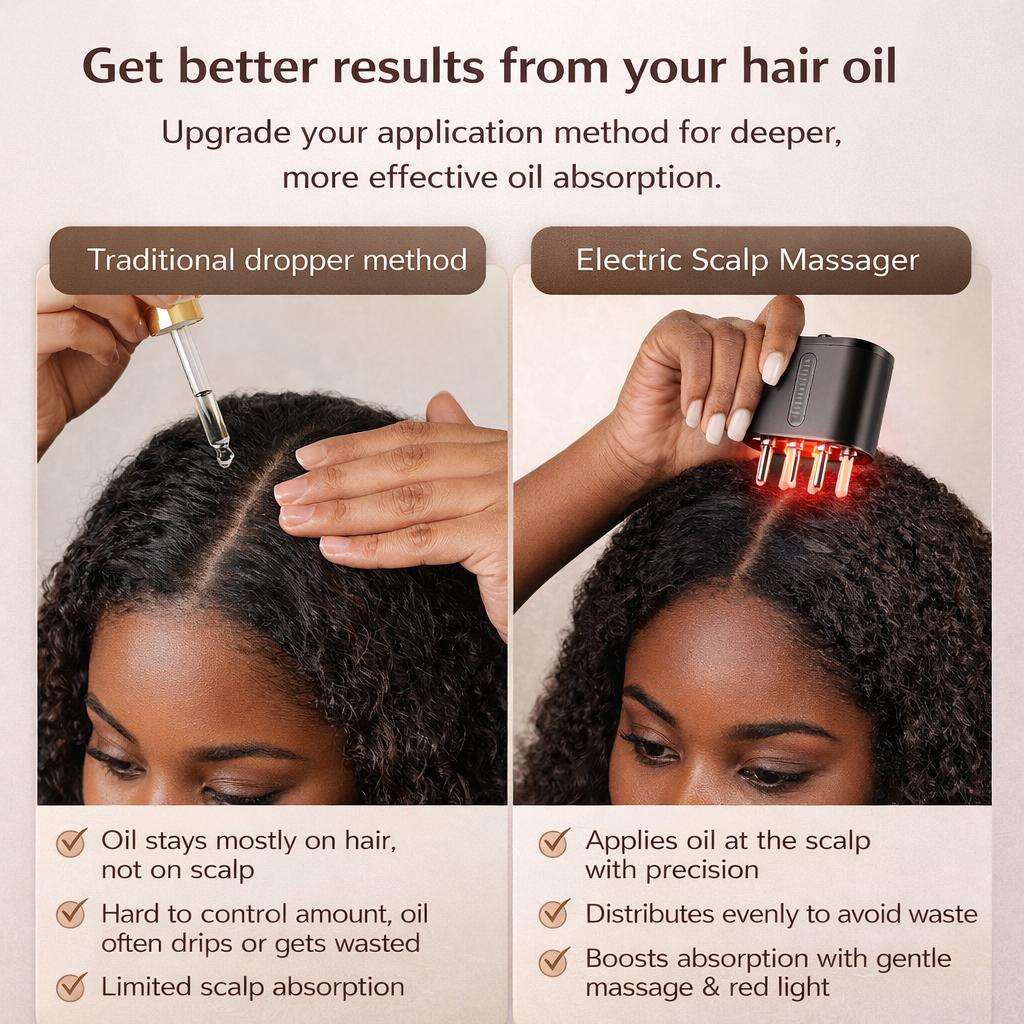 Electric Scalp Massager + FREE Growth Oil (Limited Time)